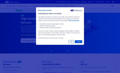 OVHcloud screenshot